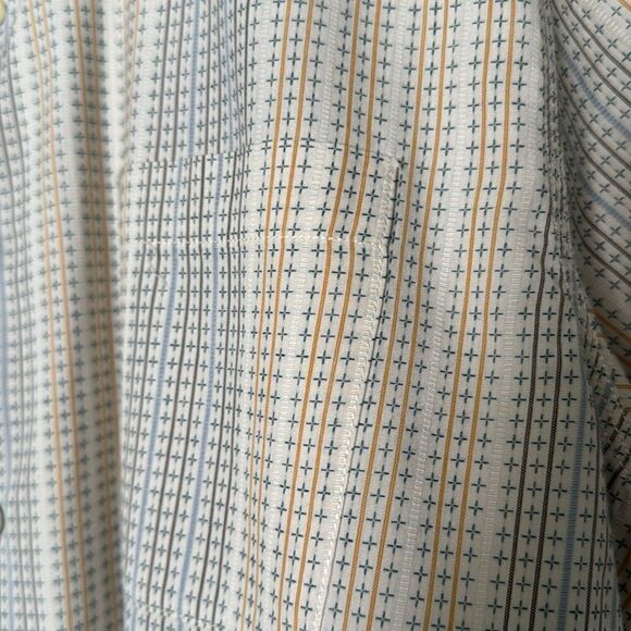 Men's Tommy Bahama Cotton Button Down Long Sleeve Shirt Size Large - Picture 5 of 10